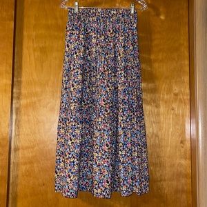 Old Navy floral maxi skirt